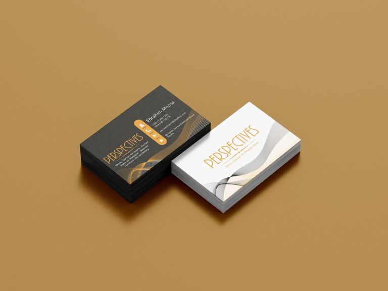 Perspectives Business Card Mockup