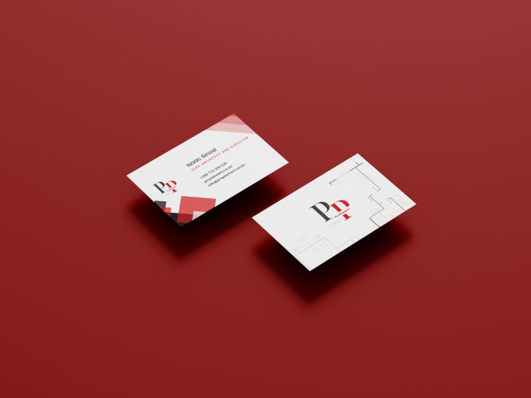 ProPlanners Business Card Mockup